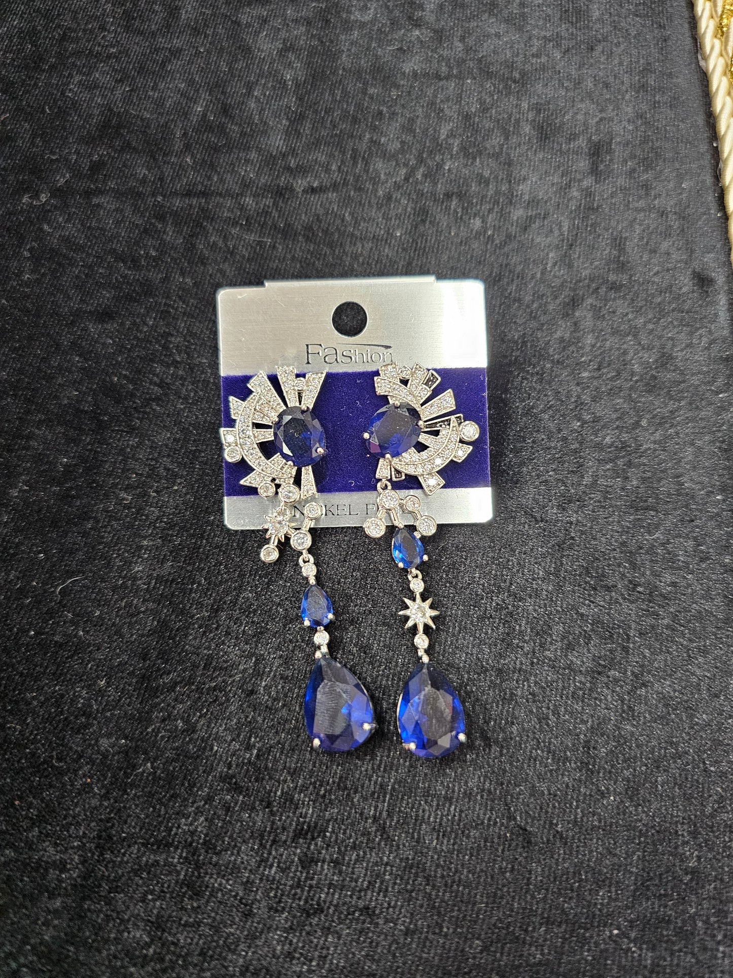 (LIVE 374) Sapphire Royale Earrings