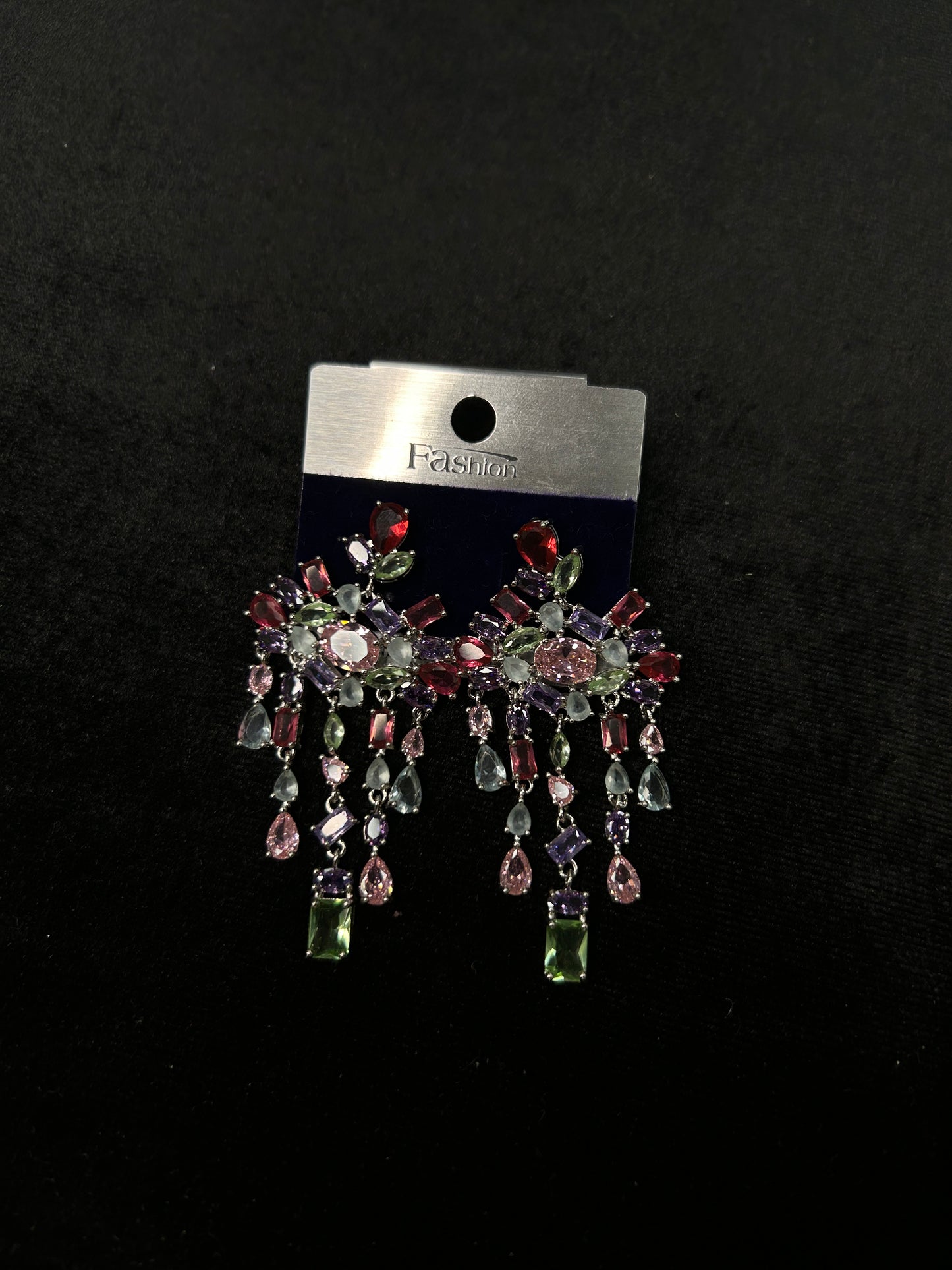 (LIVE 444C) Royal Garden Luxe Statement Earrings